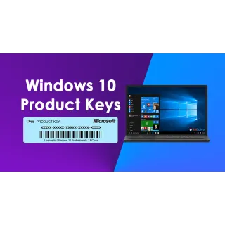 Windows 10 PROFESSIONAL ACTIVATION KEY (25 Digits)