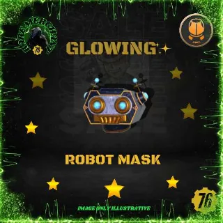 GLOWING ROBOT MASK