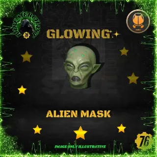 GLOWING ALIEN MASK