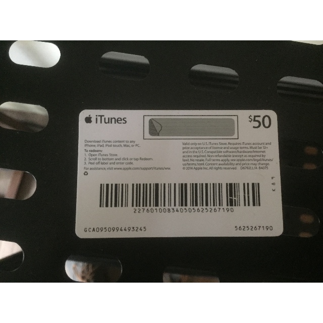 $50 iTunes gift card for $40 - iTunes Gift Cards - Gameflip