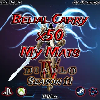 Belial Carry x50 T4 S11 My mats