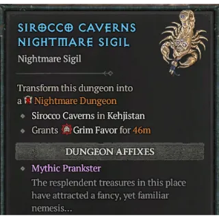 D4 s11 Mythic prankster x2 T4 (x10 Mythic +2Spark)