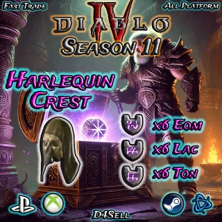 D4 s11 Harlequin Crest Runewords
