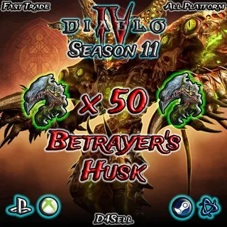 Diablo 4 S11 Betrayer'sHusk x50