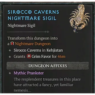 D4 s11 Mythic prankster x1 T4 (x5 Mythic +1Spark)