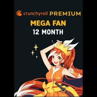 📍CRUNCHYROLL PREMIUM MEGA FAN 12 MONTHS 📍▫️(ACCOUNT)▫️ 🎶 READ DESCRIPTION! 🎶