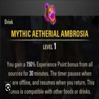 Food & Potions | 10×Mythic Aetherial
