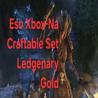 Eso Xbox-Na Craftable Set 5/5 Ledgenary Gold