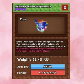 Huge Rb Hatch Dilo 60+ Kg