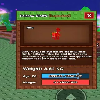 Rainbow Hatch Giraffe