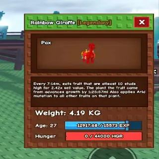 Rainbow Hatch Giraffe