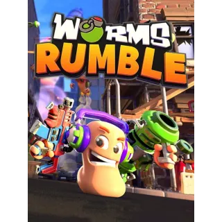 Worms Rumble + DLC New Challengers Pack, Legends Pack, Armageddon Weapon Skin Pack and Captain & Shark Double Pack