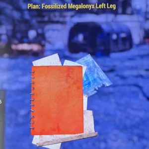 Megalonyx Left leg plan