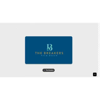 The Breakers Palm Beach RESORT HOTEL EGIFT CARD