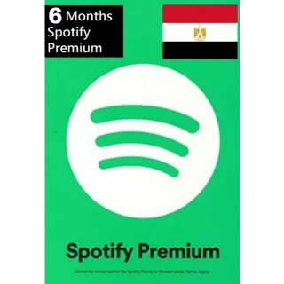 Spotify Premium 6 Month Key EGYPT (-7j)