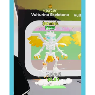 Secret Heaven Vulturino Skeletono 924M/s 1x Trait Fortnite Steal The Brainrot (Fast Delivery)