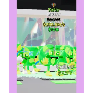 Secret Toxic Los 67 292.5M/s 1x Trait Fortnite Steal The Brainrot (Fast Delivery)