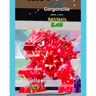 Secret Crystal Gorgonzilla 855M/s 1x Trait Fortnite Steal The Brainrot (Fast Delivery)