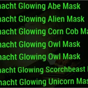 Glowing Mask Bundle