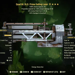 QE25 Gatling Laser