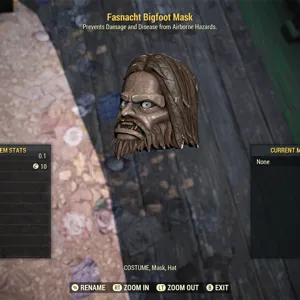 Fasnacht Bigfoot Mask