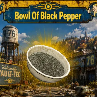 Bowl Of Black Pepper