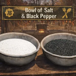 Bowl of Salt & Pepper