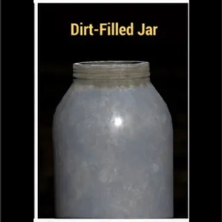 Dirt Filled Jar