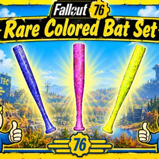 lvl45 Rare Color Bat Set