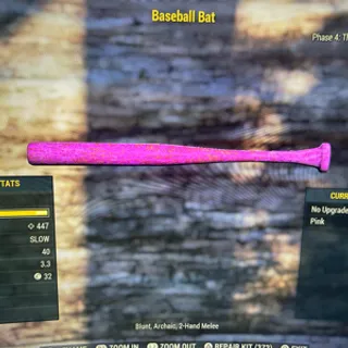 lvl 45 Pink Baseball Bat