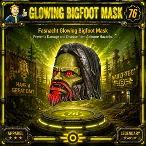 Glowing Bigfoot Mask