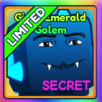 Shiny Giant Emerald Golem | BGSI