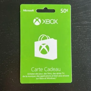 Xbox carte cadeau gift card 50€