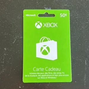 Carte cadeau Xbox gift card 50€