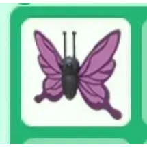 6× Purple Butterfly