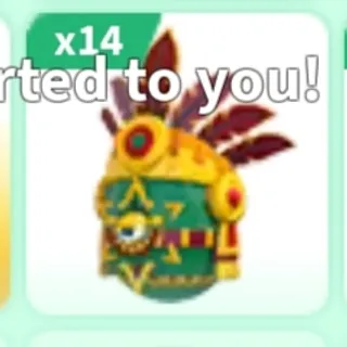Royal Aztec egg 14x