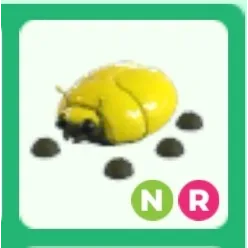 Neon golden scarab