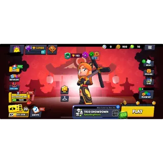 BRAWL STARS ACCOUNT ✨33.000 TROPHY✨ 70 BRAWLERS 🔥