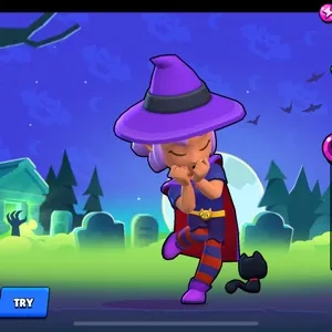 WITCH SHELLY BRAWL STARS 11K 18K PP 6K COIN