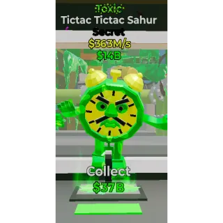 Toxic Tictac Tictac Sahur 363M/S - Fortnite Steal The Brainrot