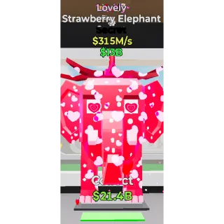 Lovely Strawberry Elephant - Fortnite Steal The Brainrot