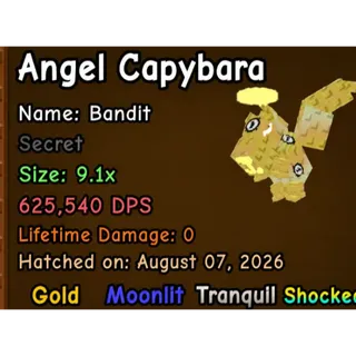 Angel Capybara 9.1x Size  Capybaras vs Plants 