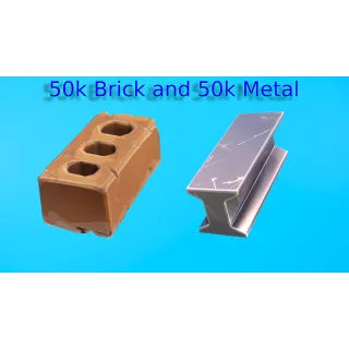 50k Brick and 50k Metal