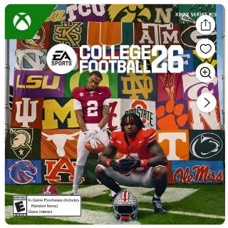 COLLEGE FOOTBALL 2026-XSX/XB1