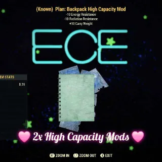 2 High Capacity Backpack Plans