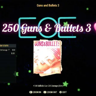 250 Guns and Bullets 3