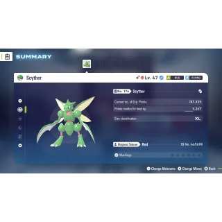 🌟6 IVs Shiny Alpha Scyther | Pokémon Legends: Z-A🌟