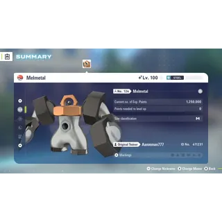 🌟6 IVs Shiny Melmetal | Pokémon Legends: Z-A🌟New HOME Releases