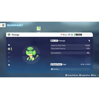 🌟6 IVs Shiny Alpha Pansage | Pokémon Legends: Z-A🌟