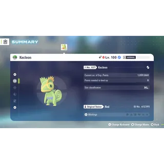 🌟6 IVs Shiny Alpha Battle Ready Kecleon | Pokémon Legends: Z-A | Mega Dimension DLC🌟